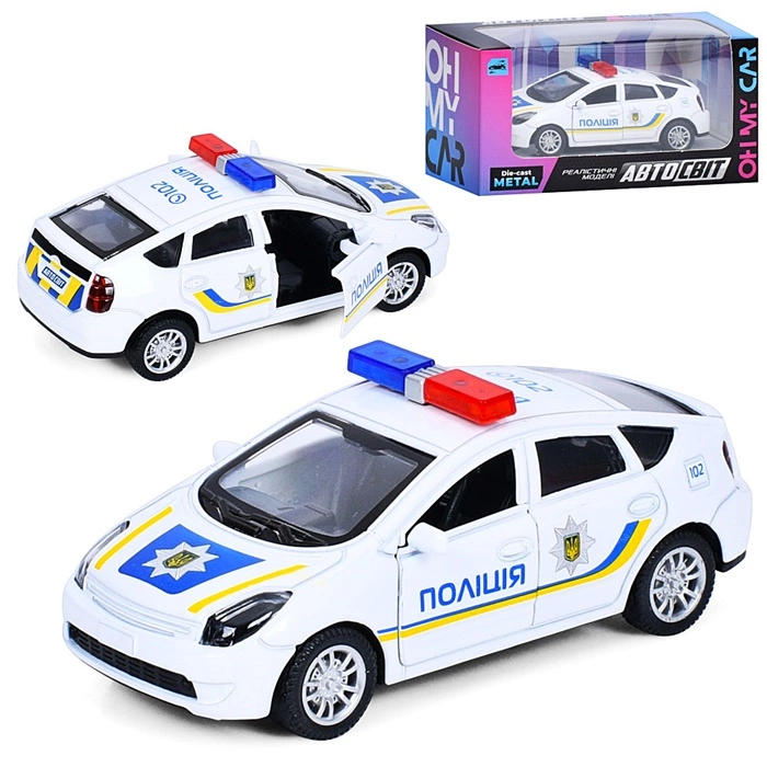 Машина метал. Toyota Prius Police AS-3151 оптом