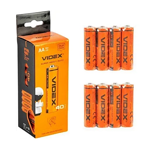 Батарейки Videx пальчикові 601821 оптом