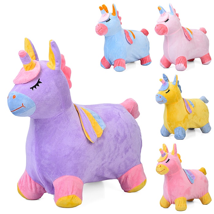 Стрибун резиновий "Єдиноріг" MS4487-1 оптом