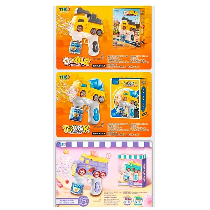 Мильні бульбашки пістолет "Машина" 333-35-36-38 оптом