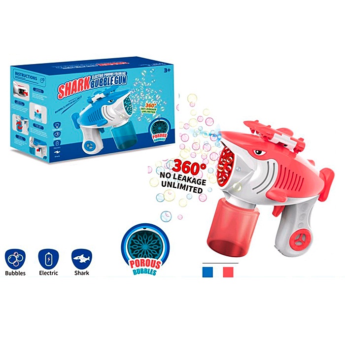 Мильні бульбашки пістолет "Акула" 666-11 оптом