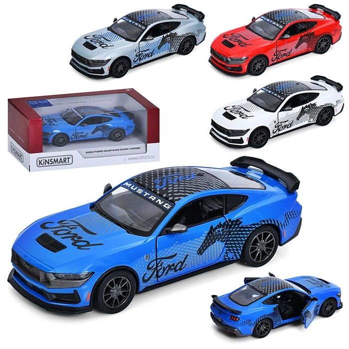Машина метал. Ford Mustang Dark Horse KT5455WF оптом