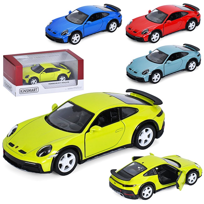 Машина метал. Porsche 911 Rallye KT5467W оптом
