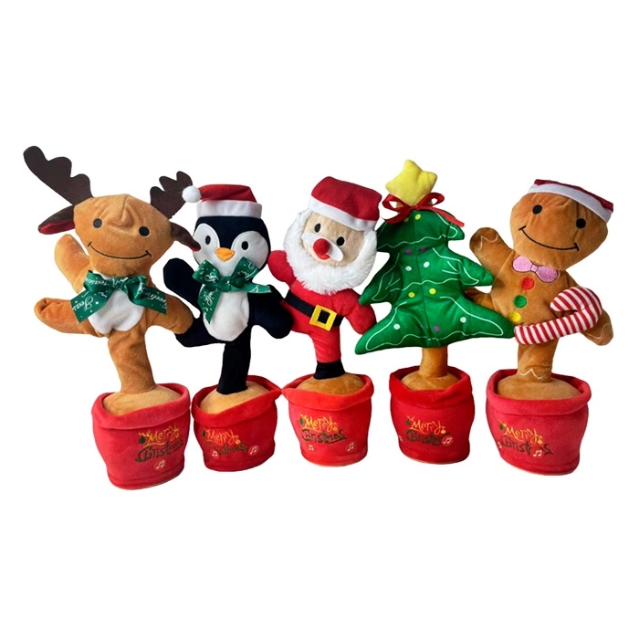 Музичний Кактус "Новорічний Merry Christmas" C0100075-NY9 оптом